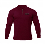 Muscleguys New Arrivals Business Casual T&auml;ielik kvaliteetne tops Meeste kevad- ja s&uuml;gisene hingav pikkade varrukatega polos&auml;rk M must
