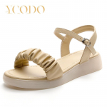 2023 Students Summer Flat Naturaalsest nahast sandaalid Moodsad naiste sandaalid 42