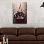 Les Tr&eacute;sors De Lily [A1923] &ndash; pruunide disainerl&otilde;uend &bdquo;Boxing Gloves&rdquo; &ndash; 40x60 cm pruun