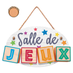 Les Tr&eacute;sors De Lily [R3371] - kirju puidust tahvel  M&auml;ngutuba  - 20x11 cm mitmev&auml;rviline