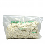 Vastupidav k&uuml;&uuml;nekunst s&otilde;rmevoodi latekskummist antistaatilised kindad s&otilde;rmeotste s&otilde;rmede nahakaitse manik&uuml;&uuml;ri t&ouml;&ouml;riist 100g valge