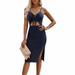 Moodne suvine v&auml;ljal&otilde;igatud kleit Naiste seljata paeltega l&otilde;hestatud seksikas kleit naistele 2023 Bodycon Party Y2k Sundress Riided 24954 S orion i v&auml;rv