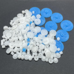 200 tk segatud plastikust k&auml;igukott Mootori k&auml;igukastiga 0,5 vormi DIY k&auml;sitsi valmistatud m&auml;nguasjatarvikud 200pcs a bag