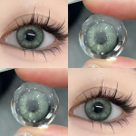 Mill Creek v&auml;rvilised kontaktl&auml;&auml;tsed sinised hallid kontaktl&auml;&auml;tsed LA Girl Iris rohelised kontaktl&auml;&auml;tsed aastaseks kasutamiseks Karbiga kontaktl&auml;&auml;tsed WT 38% 0 roheline