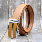 Meeste lehma nahast rihm Sinine/valge/pruun/must/punane 3,5 cm laius isasest nahast rihm, suur automaatne pandlaga rihm meestele 90-130 cm 130cm punakaspruun