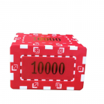 10tk/partii savi Las Vegase pokkerižetoonid 14g kasiinokaardi pokkerižetoonid meelelahutus dollari m&uuml;ndid kaardim&auml;ng LasVegas 10000 value 10pcs