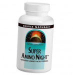 Aminohapped une jaoks, Super Amino Night, Source Naturals 60 kapslit (27355018) 60caps