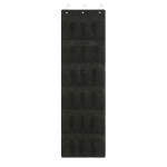 24/28 Taskus rippuvad metallist konksud ukse kohal kingade korraldaja 24 Pocket black