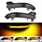 D&uuml;naamiline tahavaatepeegli vilkur suunatule LED tuli BMW F20 F30 F31 F21 F22 F23 F32 F33 F34 X1 E84 1 2 3 4 seeria jaoks
