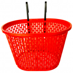 Mitmek&uuml;lgne plastkorvi pastoraalses stiilis jalgrattahoidja kokkupandav rattakorv, esikorviga s&otilde;iduvarustus sinine