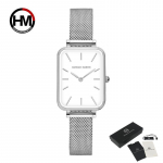 Hannah Martin Luksuslik naiste k&auml;ev&otilde;ru kvartskell Ultra&otilde;huke lihtne moodne jaapani liikumisega roostevabast terasest v&otilde;rgust rihmakell h&otilde;be