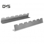 2 tk Lihtsalt puhastatavad grillvardad V-kujulised keskkonnas&otilde;bralikud grillvardade hoidja kaheosaline komplekt h&otilde;be