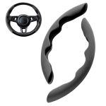 38 cm 1 paar karusnahast s&uuml;sinikkiust v&auml;limus universaalne talvine auto rooliv&otilde;imendi libisemiskindel auto sisekujundus Fur-Brown black