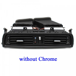 Eesmise keskmise armatuurlaua kliimaseadme kroomitud ventilatsiooniava, komplektne BMW 5. seeria F10 F11 F18 64229166885 jaoks Without Chrome