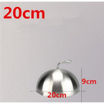Roostevabast terasest taldriku kate &uuml;mmargune kuldne steigi kaas l&auml;&auml;ne stiilis toit ilma magnetita panni kaane t&otilde;stev korea grillpann Silver 20cm red