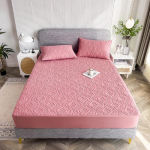 Veekindel puuvillane voodikate Pehme nahas&otilde;bralik kate voodi jaoks, t&auml;ism&auml;hisega, libisemiskindel voodikate elastse linaga voodilinaga 120x200cm