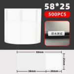 500 tk kaabli etikettide kleebised marker veekindel isekleepuv arvutiv&otilde;rgu juhtme jaoks USB kaabel toiteliini valge