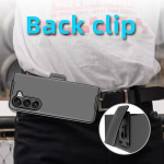 Kaasaskantav v&ouml;&ouml;klambri hoidja soomus&uuml;mbris Samsung Galaxy Z Fold 5 Fold5 Fold 4 3 Fold4 Fold3 5G Zfold5 telefoni tarvikute kate for Samsung Z Fold 5 must