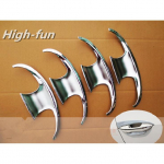 Toyota Corolla 2014 2015 2016 2017 uue kroomitud auto uksek&auml;epideme tassi kaussi kaane trimmi kleebise auto jaoks