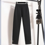 DIMANAF 2023 Plus Size pikad p&uuml;ksid naiste elastsed lahtised k&otilde;rge v&ouml;&ouml;kohaga vintage t&auml;is puuvillane vaba vabaaja naiste p&otilde;hip&uuml;ksid t&auml;ispikad p&uuml;ksid 4XL