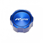 Motorcycle Accessories For Yamaha YZF R25 2015 -  CNC High quality Rear & Front Brake Fluid Reservoir Cap Cylinder RBC Blue