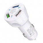 3 pordiga USB autolaadija 35w kiire 7a mini kiirlaadimine Iphone13 12 jaoks Xiaomi Huawei Samsung mobiiltelefoni laadija adapter autos must