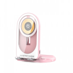 15 W magnetlaetav alus, l&auml;bipaistev juhtmevaba laadimistelefoni hoidik Iphone 14pro 13 12 11 lauaarvuti Magsafe mobiiltelefoni doki jaoks as picture roosa