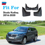 Auto poriklapid Skoda Kodiaq porilaudade poritiibade porilappide kaitse pritsmetega porikaitse Poritiibade autotarvikud auto styline ees must