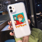 GYKZ Cute Japan Anime Oya Haikyuu l&auml;bipaistev telefoni&uuml;mbris iPhone 13 11 Pro 12 XR X XS MAX SE20 7 8Plus p&otilde;rutuskindla pehme kaanega Coque jaoks iPhone 6 plus