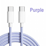 PD 60W Kiirlaadimiskaabel USB C kuni USB Type C kaabel iPhone 16 15 Pro Max 15 Pro 15 Plus jaoks iPhone 15 laadimise andmesidekaabel 60W lilla