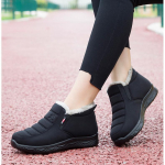 Talvised puuvillapolsterdatud Unisex tossud Lamedad k&otilde;rged saapad 36 must