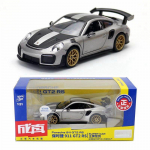 1/32 Scale 911 GT2 RS Diecast automudeli m&auml;nguasi, tagasit&otilde;mmatav m&auml;nguasi koos heli ja valgusega lastele v&auml;ikelastele poistele t&uuml;drukutele m&otilde;eldud kingituste kollektsioon 1/32-14x6.2x4cm kollane