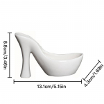 Loominguline k&otilde;rge kontsaga lillepott, mahlane pott keraamiline istutusmasin Kodukaunistus T&ouml;&ouml;laua kaunistus Bonsai taimepott Aiakaunistus valge