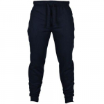 Meeste dressip&uuml;ksid J&otilde;usaal S&ouml;rkimisjooksjad Slim Fit dressip&uuml;ksid vabaaja p&uuml;ksid L must