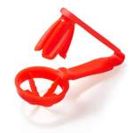 Praktiline mugav k&auml;epide T&ouml;&ouml;j&otilde;udu s&auml;&auml;stev PP k&auml;sitsi l&otilde;igatud vidin maasika-tomati viilutaja k&ouml;&ouml;gividinad tomati viilutaja kollane