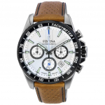 Festina ajatu kronograafi nahast rihm valge numbrilauaga F20561-1 F205611 100M meeste k&auml;ekell