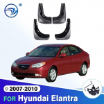 4 PCS Car Wheel Rear Mudguards For Hyundai Elantra HD 2007 2008 2009 2010 Cladding Splash Mud Flaps guards Mudflap Accessories 2007-2010