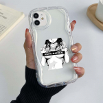 Samsung Galaxy A24 iPhone 15 jaoks Xiaomi Poco X5 Redmi Huawei Honor 90 telefoni&uuml;mbrised NY19 Sugoi Senpai Anime Waifu kunsti eksklusiivne kreemmustriline pehme &uuml;mbris for iPhone 6 valge