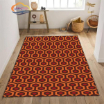 Geomeetriline kaasaegne vaip S&auml;rav taust vaip Overlook hotellipiirkonna vaip, Horror Gift vaip Elutoa magamistoa dekoratiivne vaip 160cm x 200cm