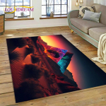 Arhitektuur Kuulus Egiptuse p&uuml;ramiidvaip kodu elutoa diivani uksemati sisekujunduseks, lasteala vaip libisemiskindel p&otilde;randamatt 40x60cm