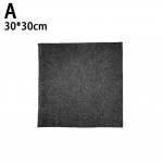 Paksendatud Magic puhastuslapp J&auml;ljevaba klaasipuhastuslapp Aknalapiga Lint Rag Poleerimiseks K7N1 black-30*30cm