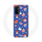 &Uuml;mbris Oppo A74 5G BTS Bangtan Sonyeondan BT21 Christmas 2024 jaoks