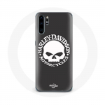 Coque pour Huawei P30 Harley Davidson Motors Tete de mort