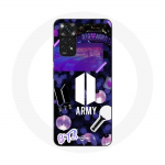 Coque pour Xiaomi Redmi Note 11 4G Bangtan Sonyeondan BTS Logo Army Bomb Lightstick