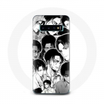 &Uuml;mbris Samsung Galaxy s10 edge Attack jaoks Titan Manga Levi Ackermanile