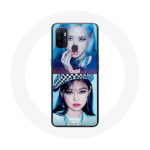 Coque pour Oppo A53 Blackpink Groupe K-pop Filles Jennie et Ros&eacute; Lovesick girls poster the album