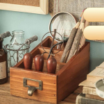 Puidust lauaarvuti korraldaja Kaugjuhtimispult Caddy hoidik V&otilde;tmed Pliiatsid konteiner Kontoritarbed Meik