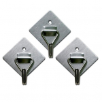 3 tk roostevabast terasest vannitoar&auml;tikukonksuga kleepuv seinariide m&uuml;tsikott v&otilde;tmehoidja 3pcs h&otilde;be