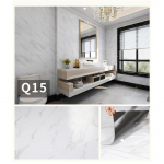 10/20 tk 3D PVC 60 * 30cm imiteeritud marmorist isekleepuvad seinakleebised veekindlad vannitoak&ouml;&ouml;gi kodukaunistused 10pcs