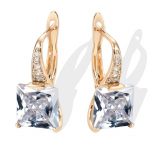 1 Paar Printsess L&otilde;igatud Valge Sinine Roheline Mitmev&auml;rvilised s&uuml;nnikivist klambriga k&otilde;rvar&otilde;ngad naistele Geomeetria rippuvad k&otilde;rvar&otilde;ngad Mood Pulmaehted valge